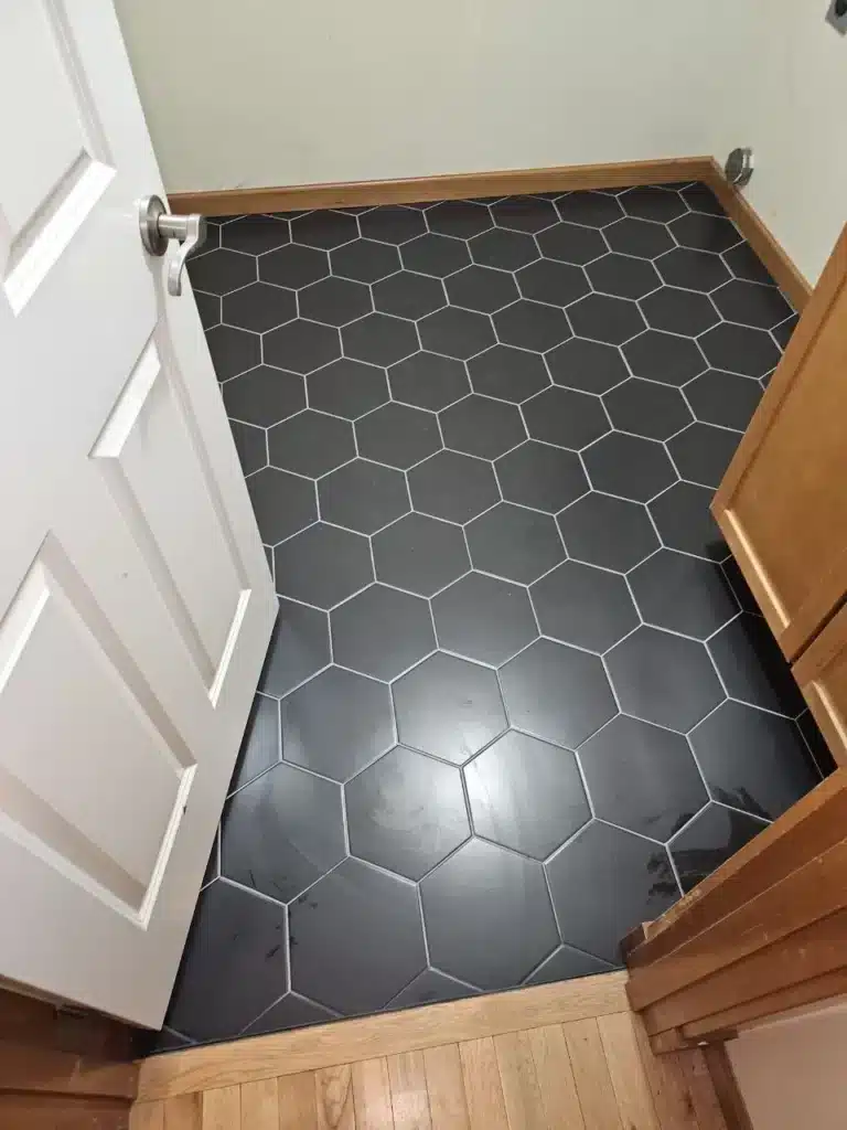 Flooring and Wall Tile Installations: Bathroom remodeling