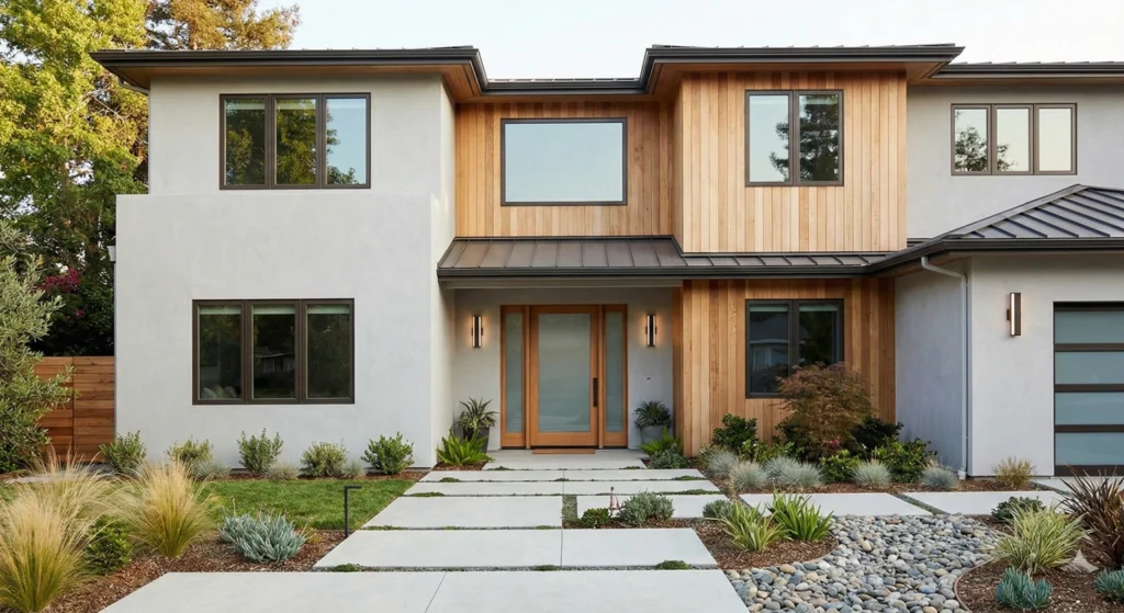 Exterior of a well-maintained remodeled home