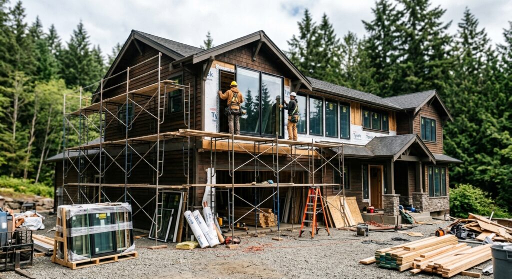 Newcastle WA home remodeling exterior