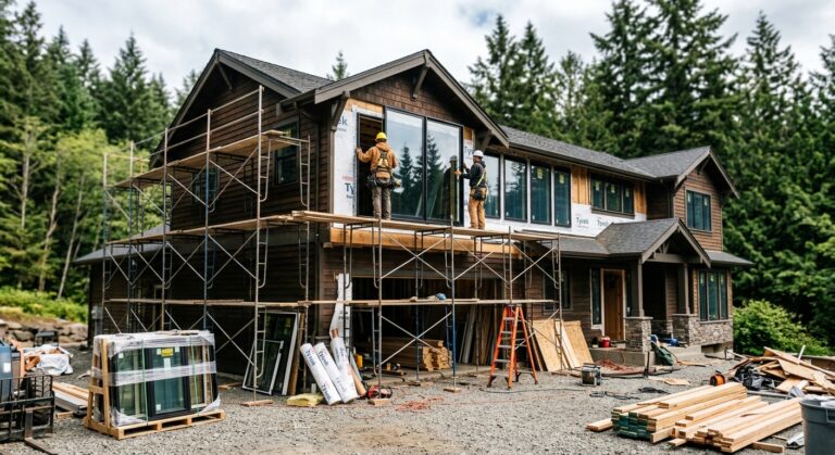 Newcastle WA home remodeling exterior