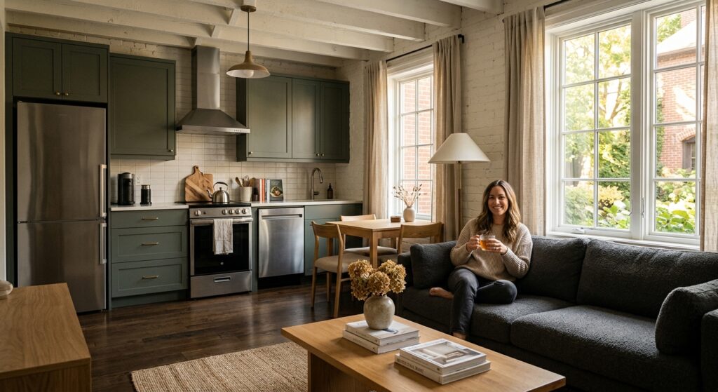 Modern basement mother in law suite addition