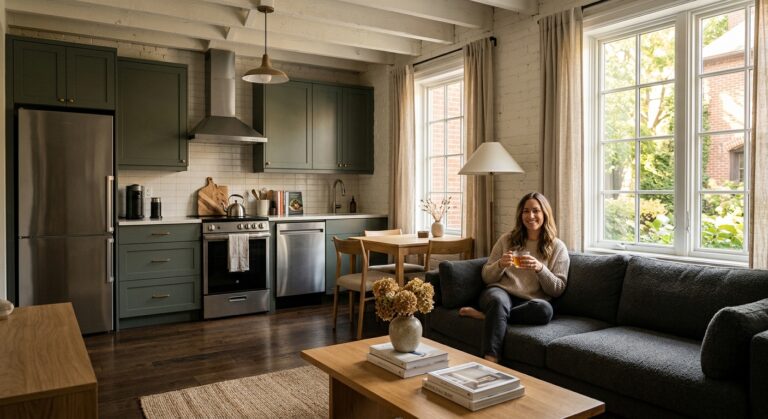 Modern basement mother in law suite addition