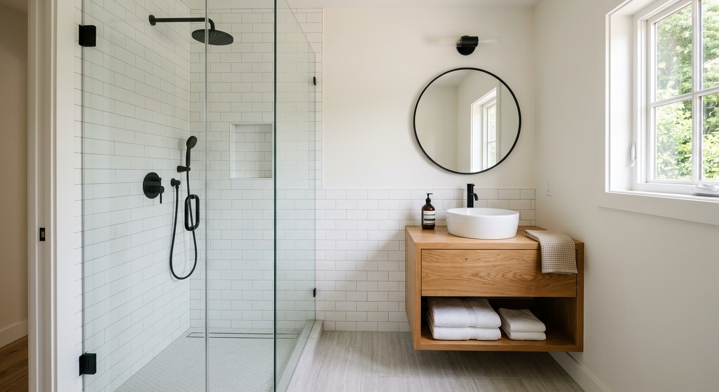 Modern ADU bathroom design