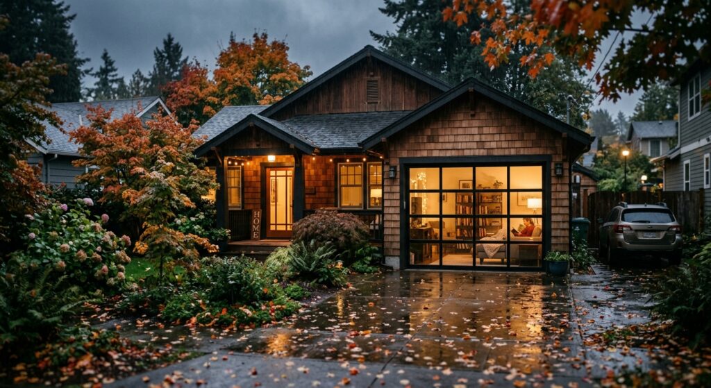 Renton garage conversion exterior view