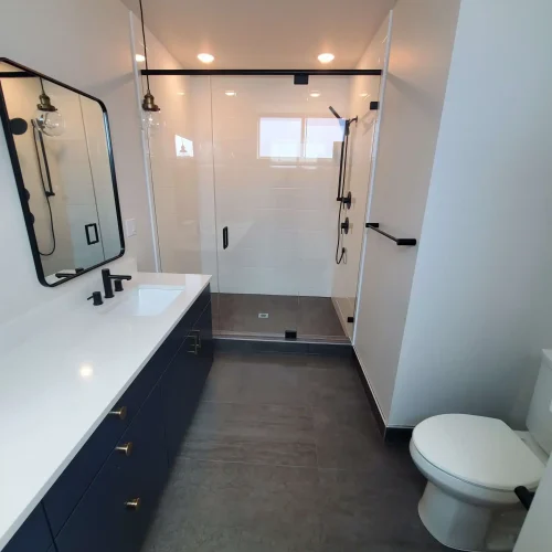 Kent flooring and bathroom remodel