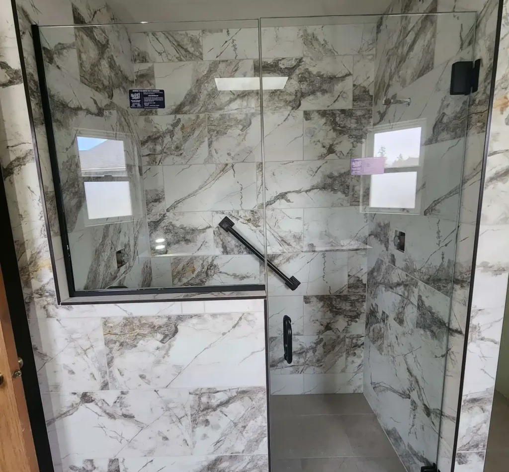 Renton bathroom remodeling glass window