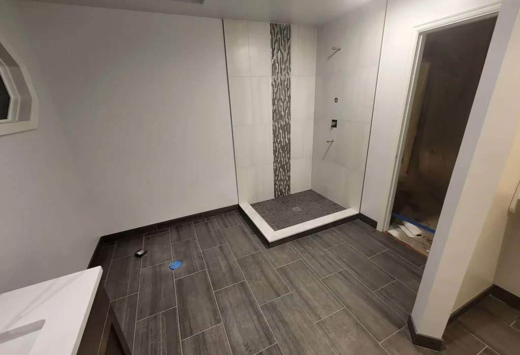 Shower tile remodel Seattle WA